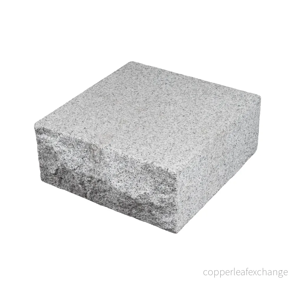 Stentrappa Bergama Granit Premium Grå 350x350x150 Stentrappa Bergama Granit Premium Grå 350x350x150