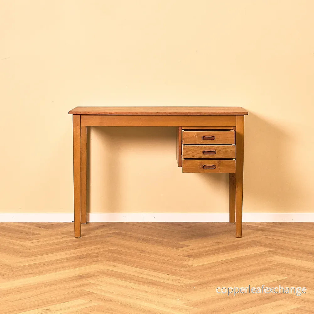 Small Swedish writing desk in teak and beech - Bild 2
