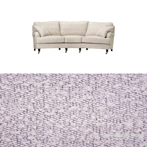 Klädsel till soffa Englesson Howard 3.5-sits medium svängd Tyg Ascot bouclé - Bild 2