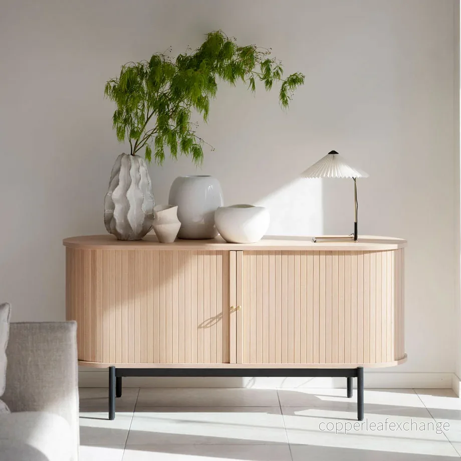Sideboard Haddington, vitpigmenterad ek - Bild 2
