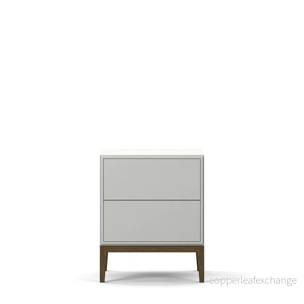 Edge 2.0 Sängbord Två Lådor Edge 2.0 Sängbord Två Lådor