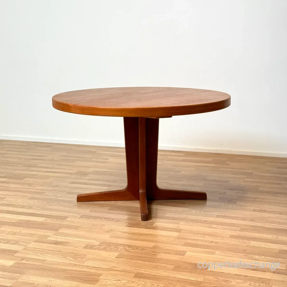 Rund matbord i teak av Kai Kristiansen, 1950-60-tal, Danmark