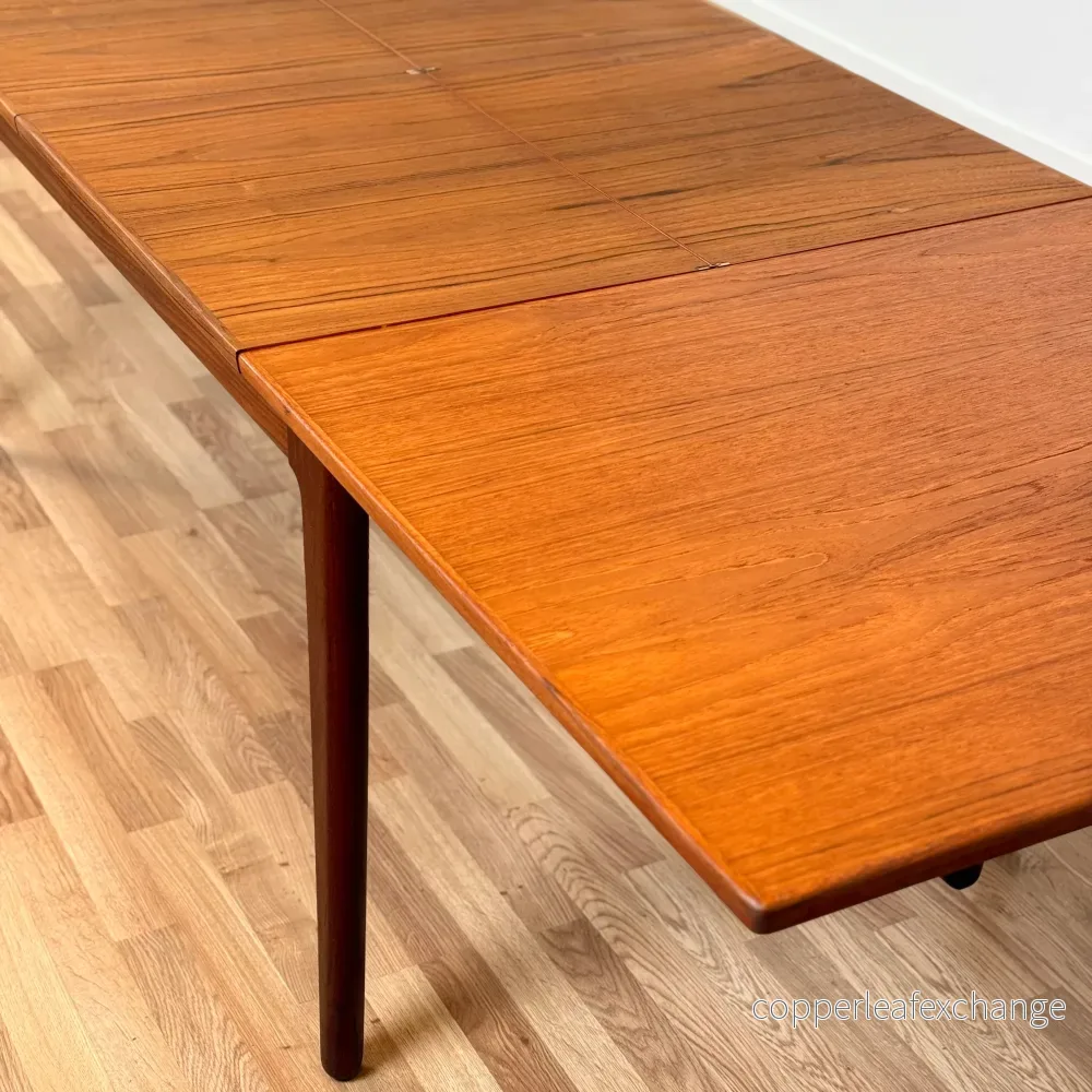 Förlängningsbart matbord i teak av Vamo, 1950-60-tal, Danmark - Bild 3