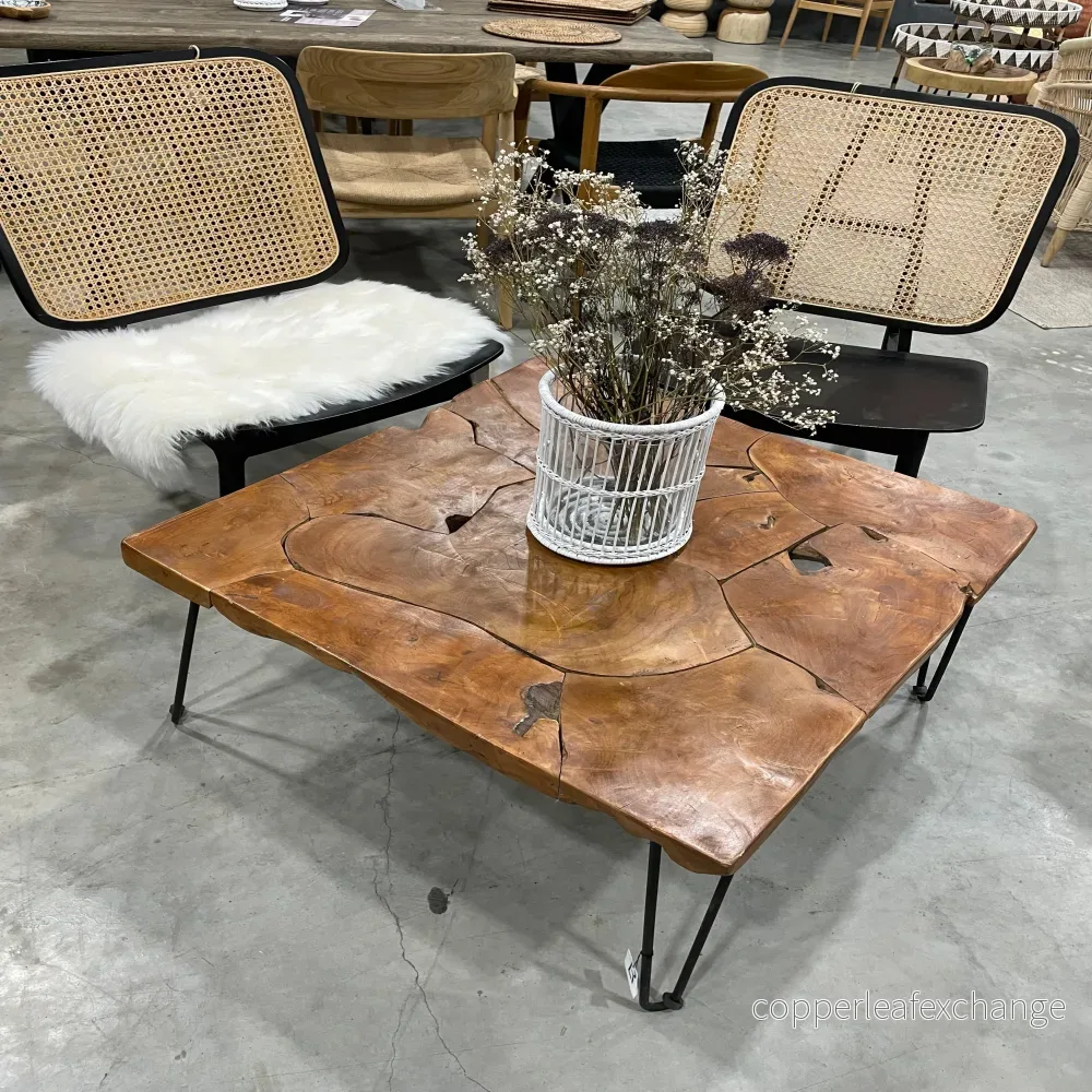 COFFEE Soffbord Teak 80x80 cm - Bild 2