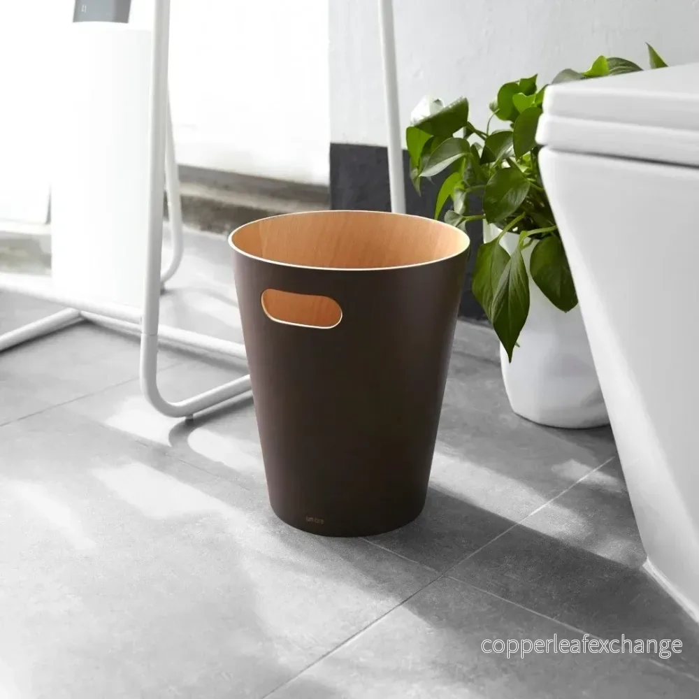 Papperskorg UMBRA - WOODROW, espresso - Bild 3