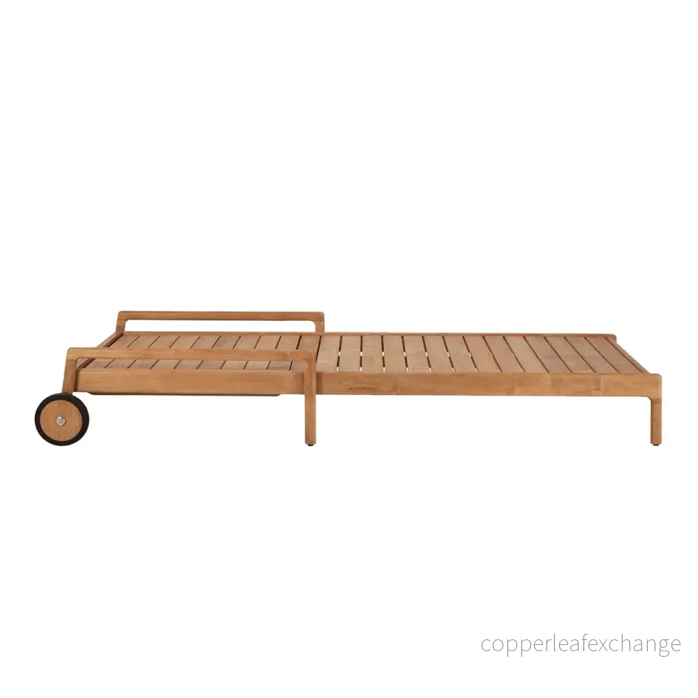 Utemöbel Solsäng Jack, Teak - Bild 3