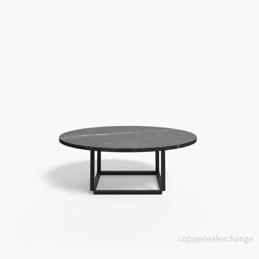 Soffbord Florence, Svart marmor Soffbord Florence, Svart marmor
