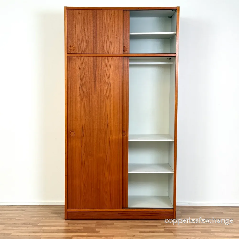 Stor garderob i teak, 1960-70-tal, Danmark - Bild 3