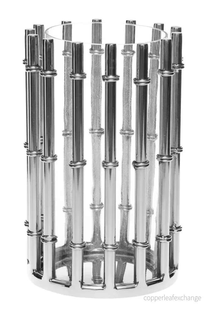 Lykta Pillar 13x13x21cm Silver