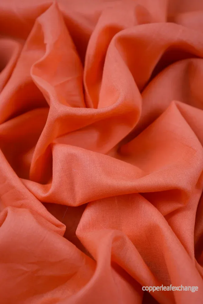 Deadstock – Thin Shirt Fabric – Orange – DS50 Deadstock – Thin Shirt Fabric – Orange – DS50
