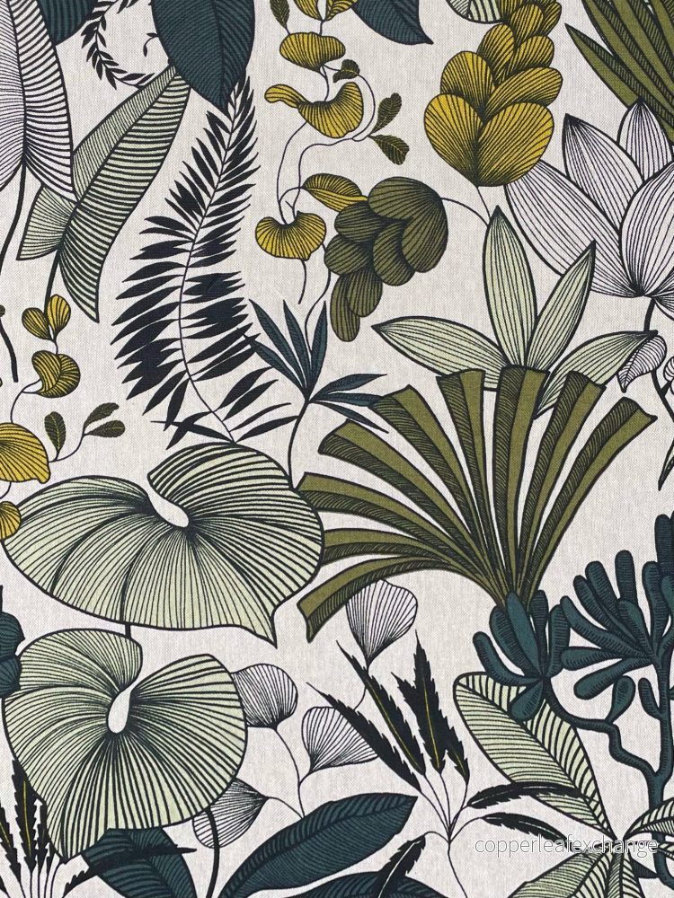 The fern – Green, Nature – Curtain fabric The fern – Green, Nature – Curtain fabric