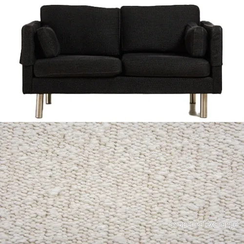 Klädsel till soffa Samsö 2-sits Tyg Ascot bouclé - Bild 3