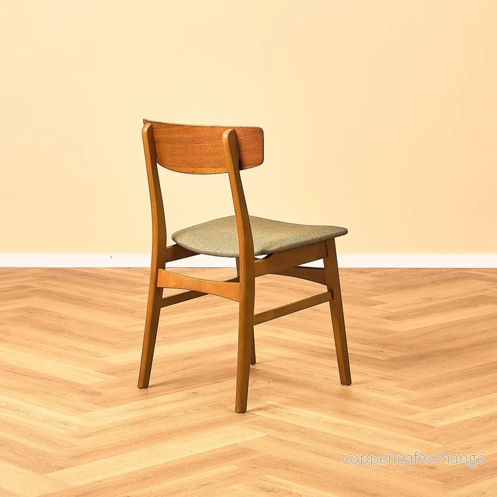 Danish dining chairs in teak and beech - Bild 3