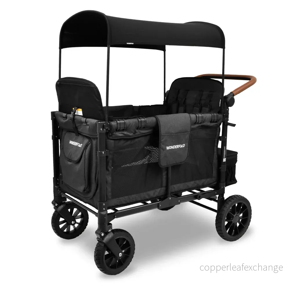 WonderFold W2 / W4 Luxe Stroller Wagon (2-sitsig / 4-sitsig)