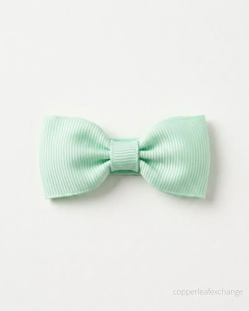Liten hårrosett, light mint