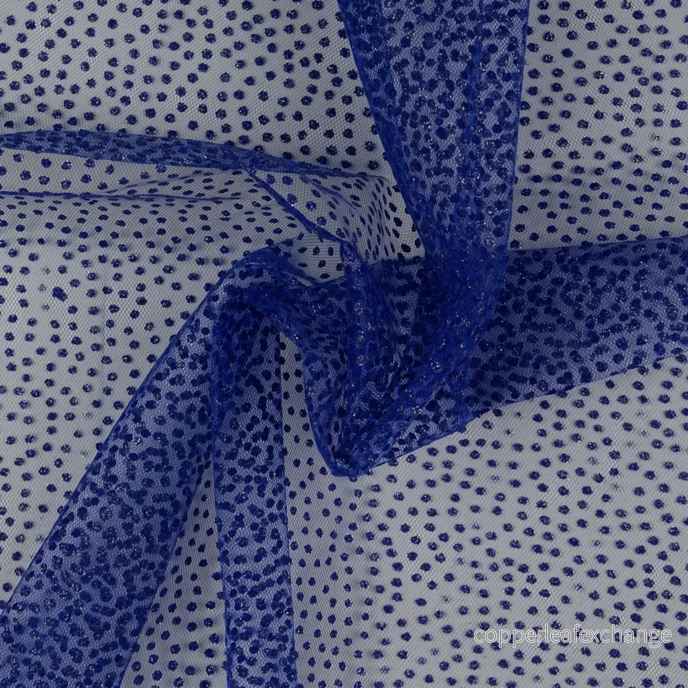 Mesh – Spotted – Glitter – Navy – 5027 Mesh – Spotted – Glitter – Navy – 5027