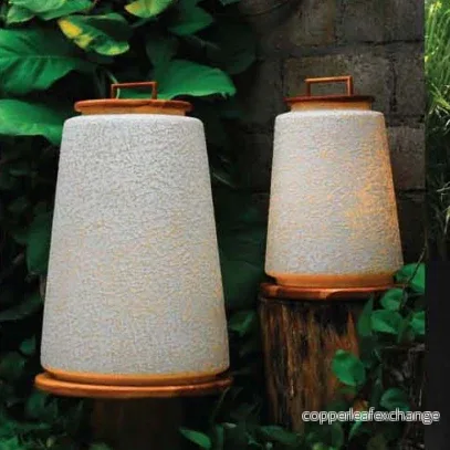 HELGA Lampa Vit Resin & Teak - Elegant Golvlampa i 2 Storlekar - Bild 2