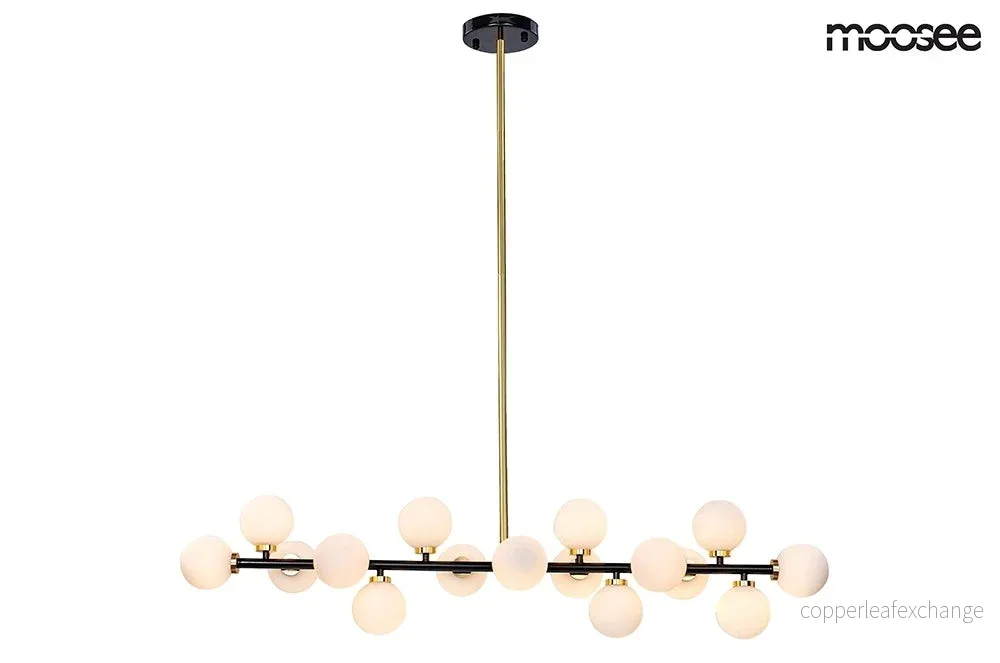 Taklampa MOOSEE - COSMO LEVEL M, svart/guld