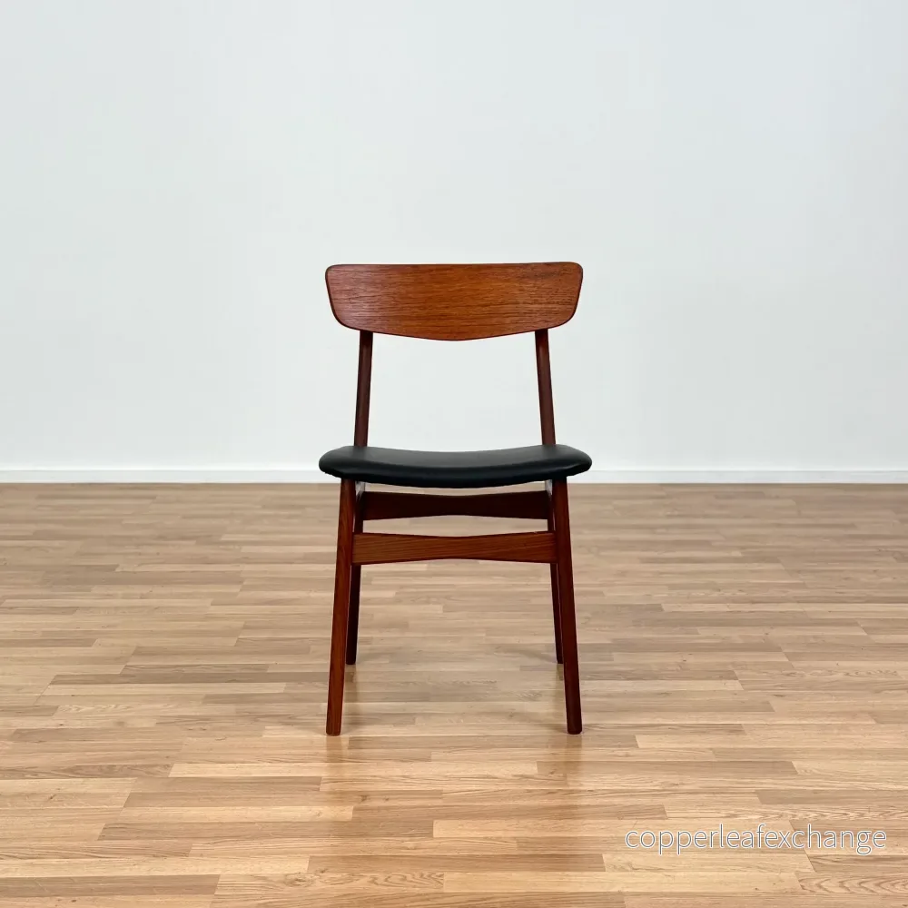 Set om 6 matstolar i teak av Schiønning & Elgaard, 1950-60-tal, Danmark - Bild 3