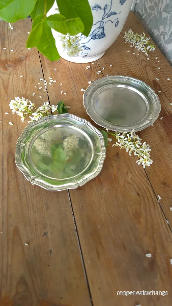 Flaskunderlägg i nysilver - Bild 2
