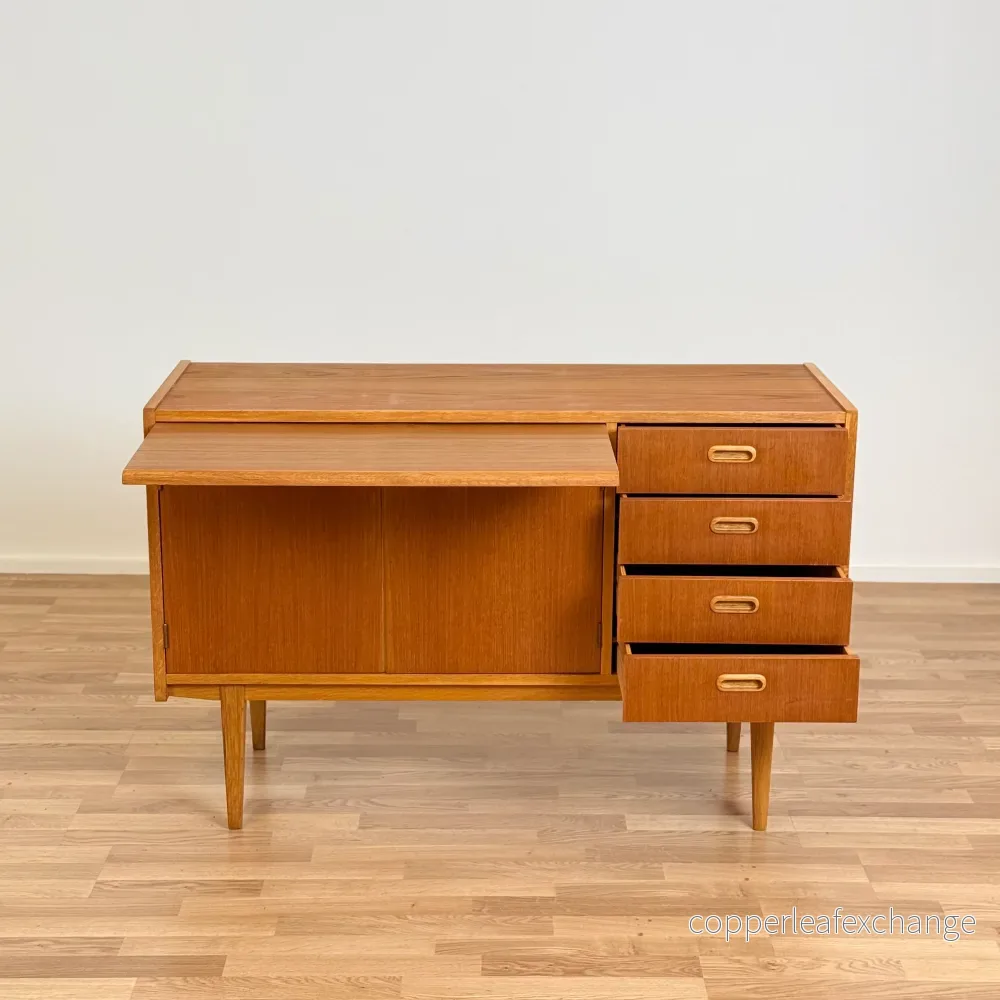 Sideboard, teak & ek, 1960-tal, Sverige - Bild 2