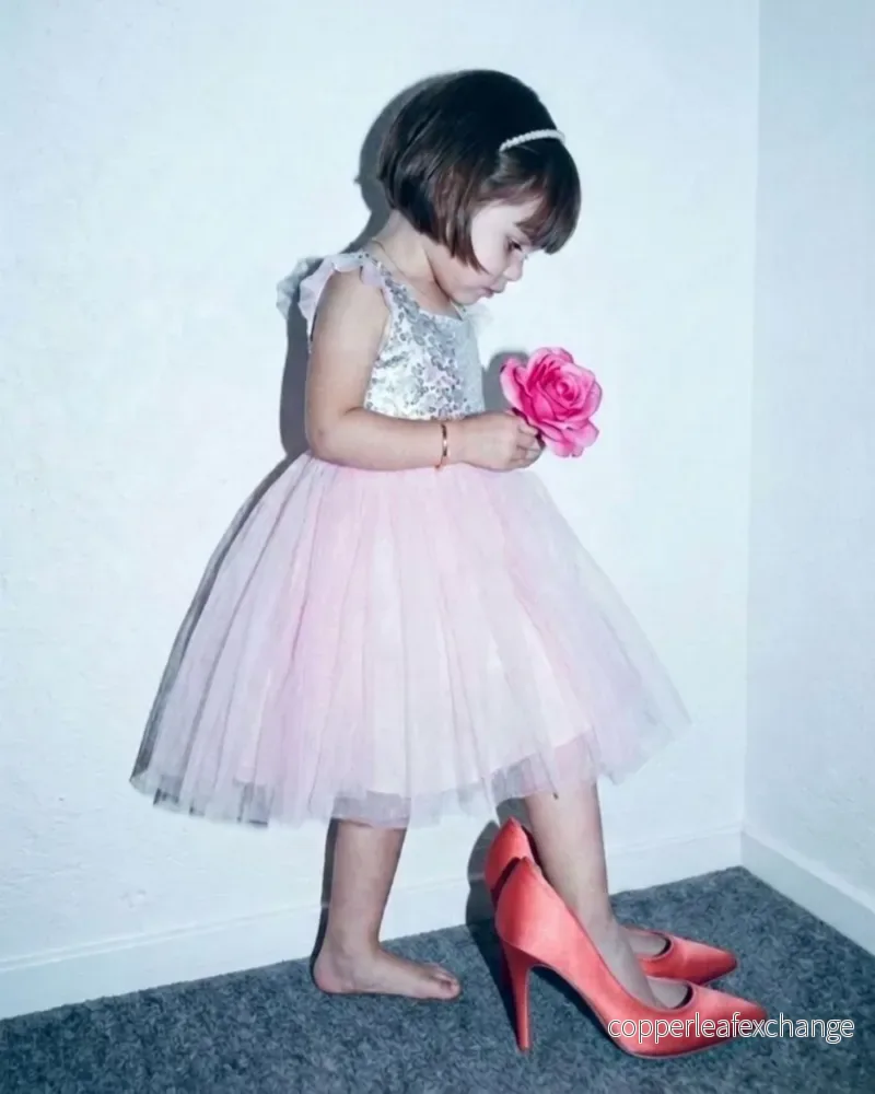 Prinsessklänning, rosa