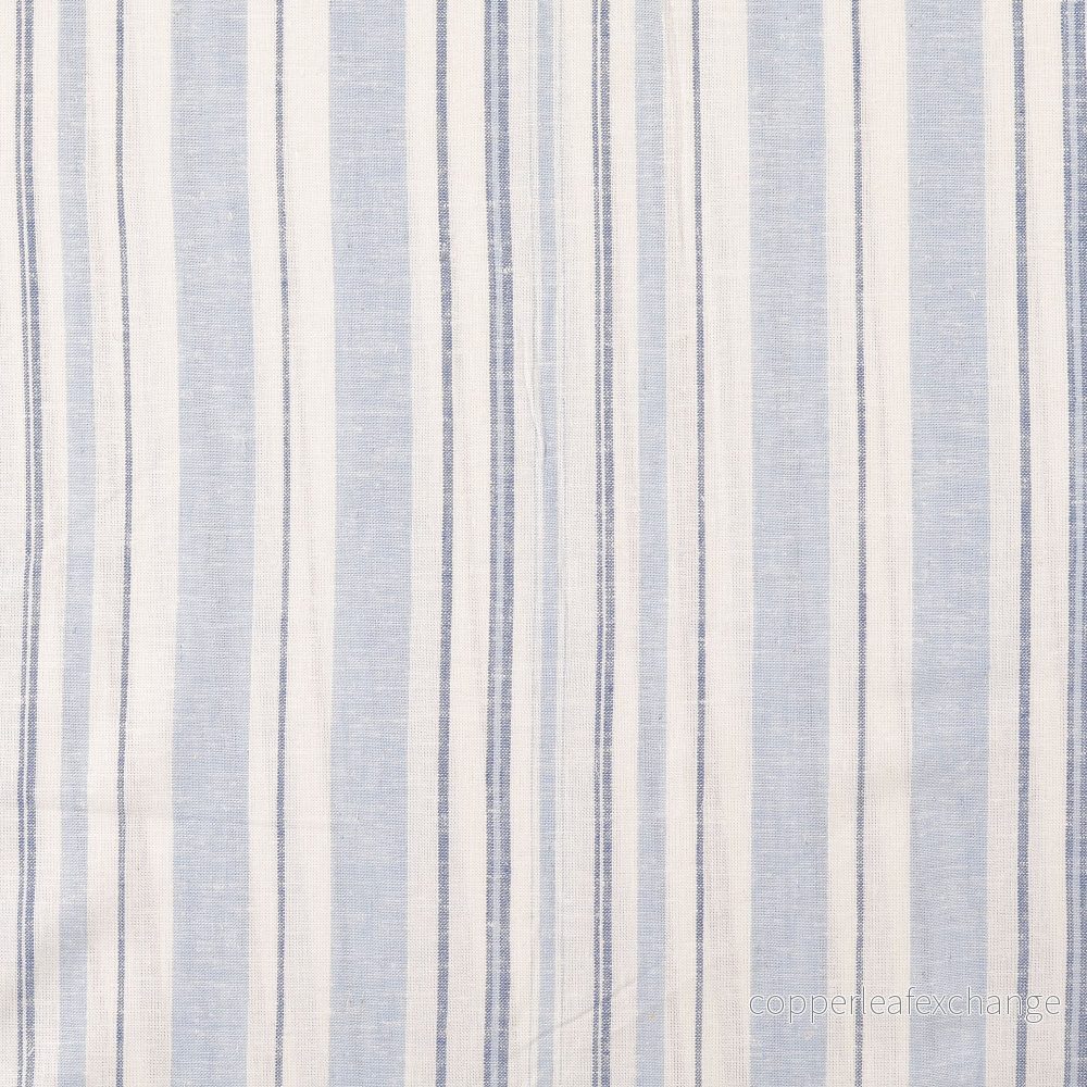 Pattern – Linen, viscose – Stripes – Light blue – 0005
