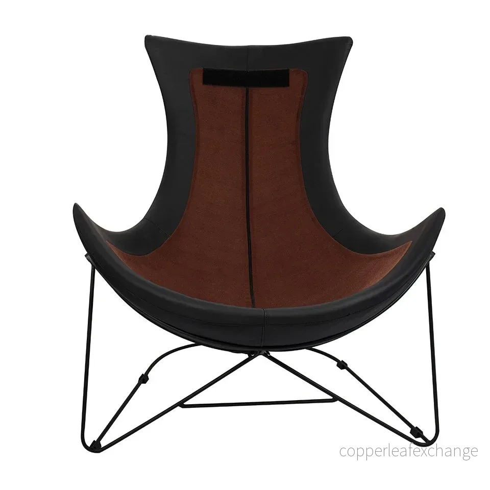 Fåtölj - OTILIA STAND VELVET, svart - Bild 3