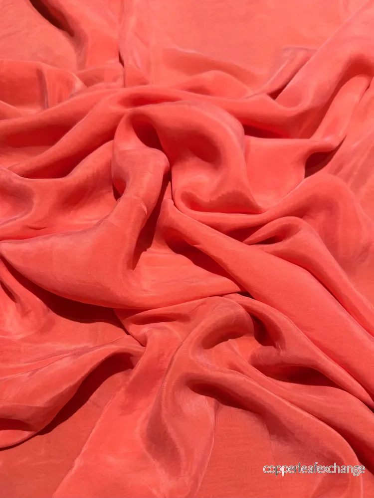 Cupro – Luster – Brushed – Coral