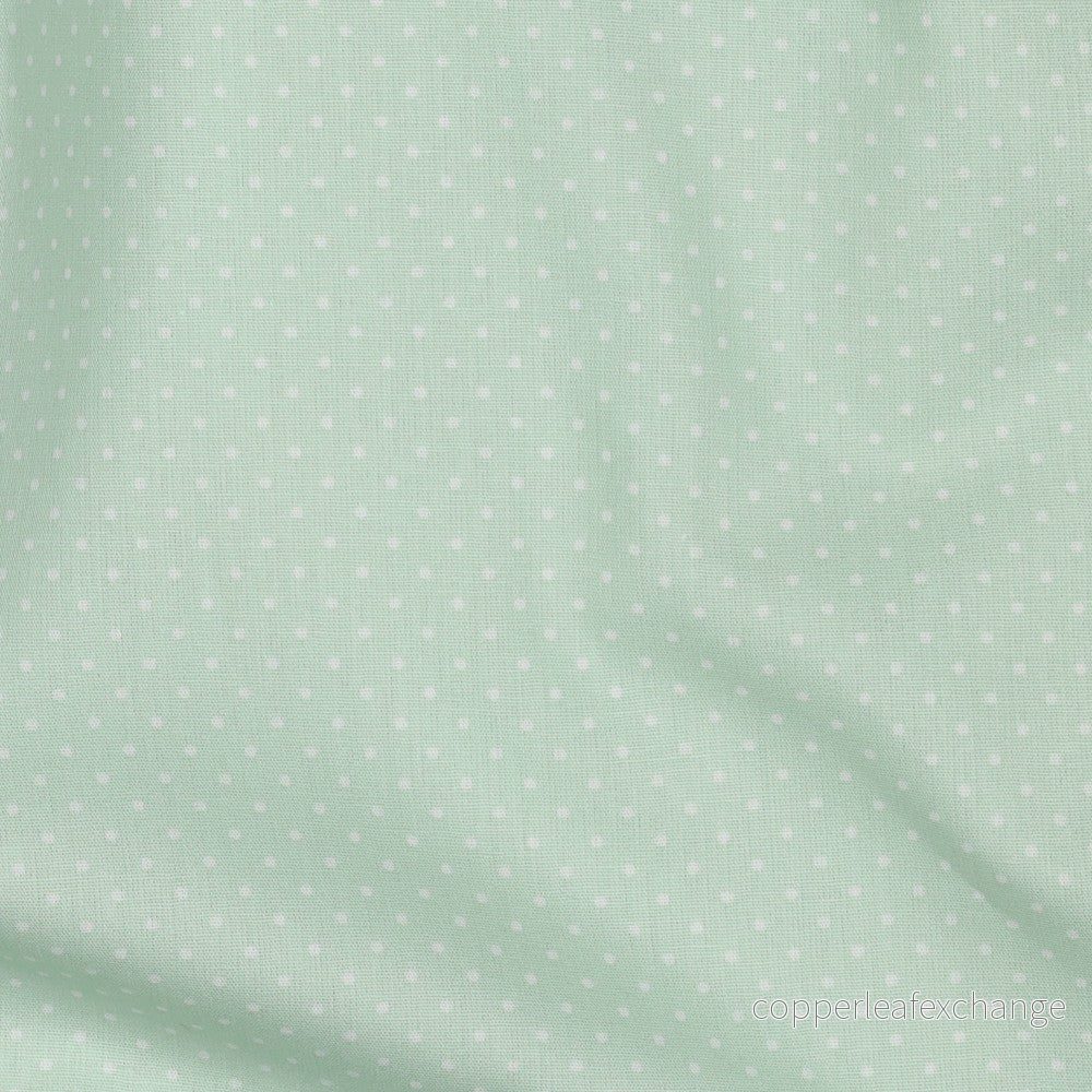 Patterned - Cotton Poplin - Petit Dots - Mint - 011 - Bild 2