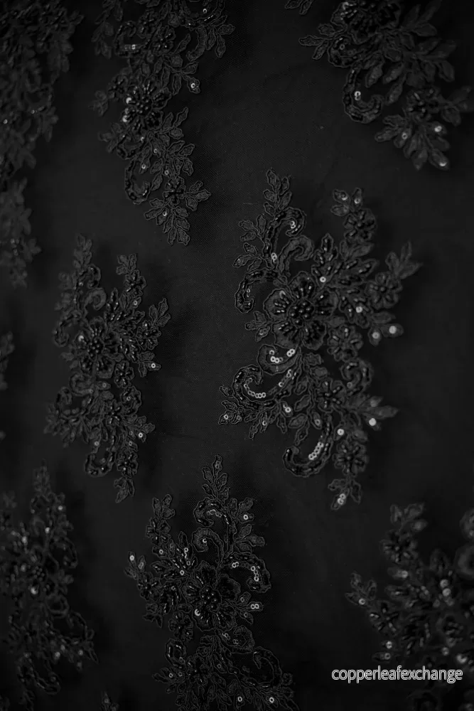 Italian – Exclusive – Beading – Tulle – Enchanted – Black Italian – Exclusive – Beading – Tulle – Enchanted – Black