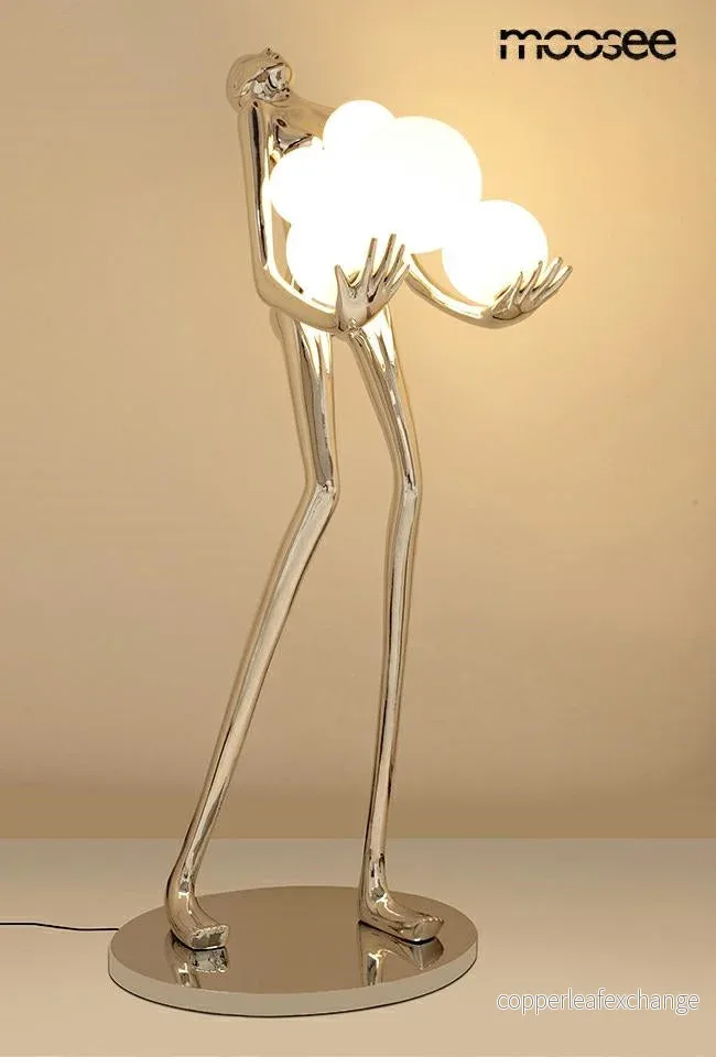 Golvlampa HUMAN SILVER PREMIUM - Bild 2