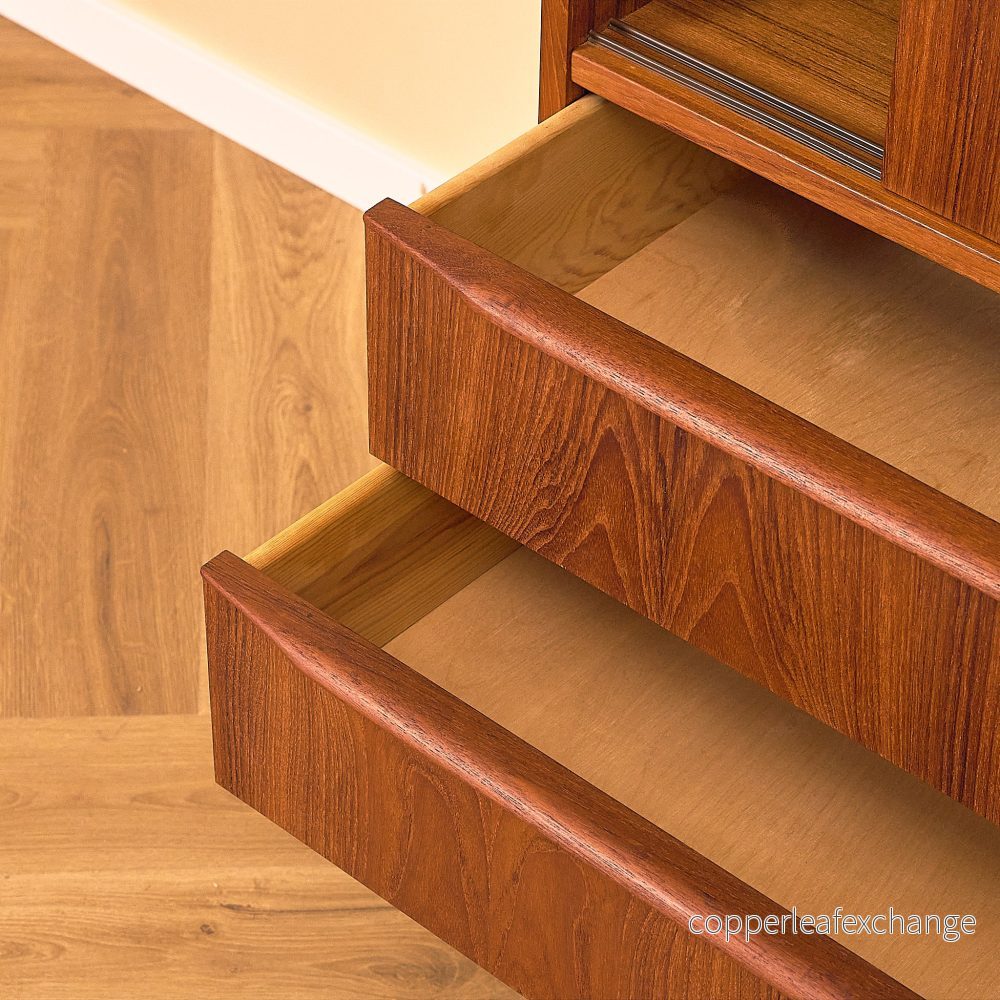 Danish small highboard in teak - Bild 3