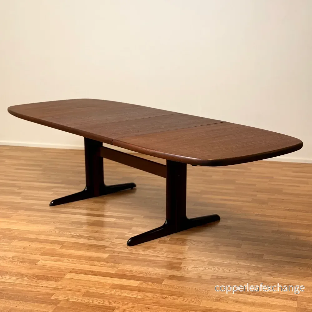 Oval matbord i mahogny av Skovby, ca 1970-talet, Danmark - Bild 2