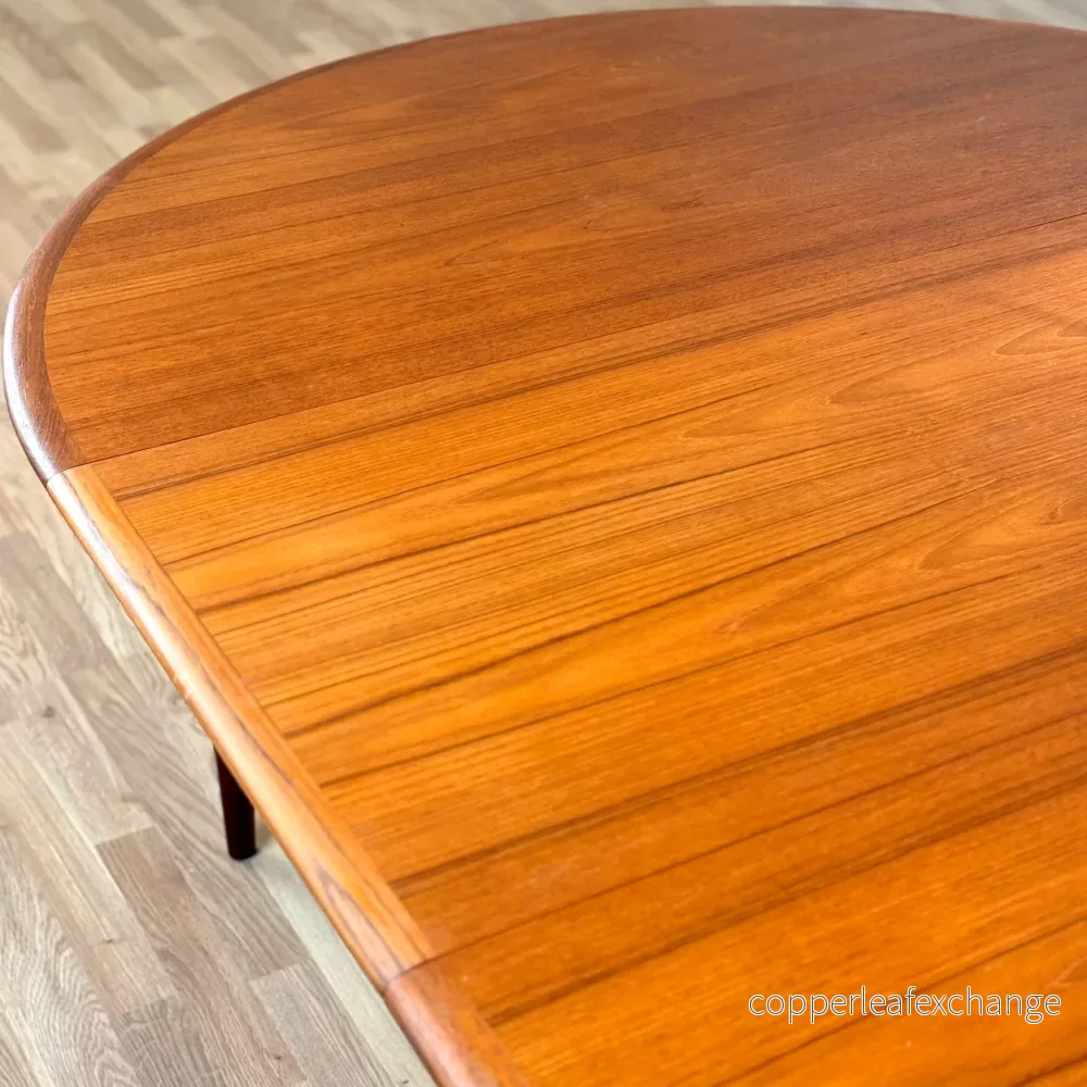 Rund matbord i teak av Skovmand & Andersen, 1950-60-tal, Danmark - Bild 3