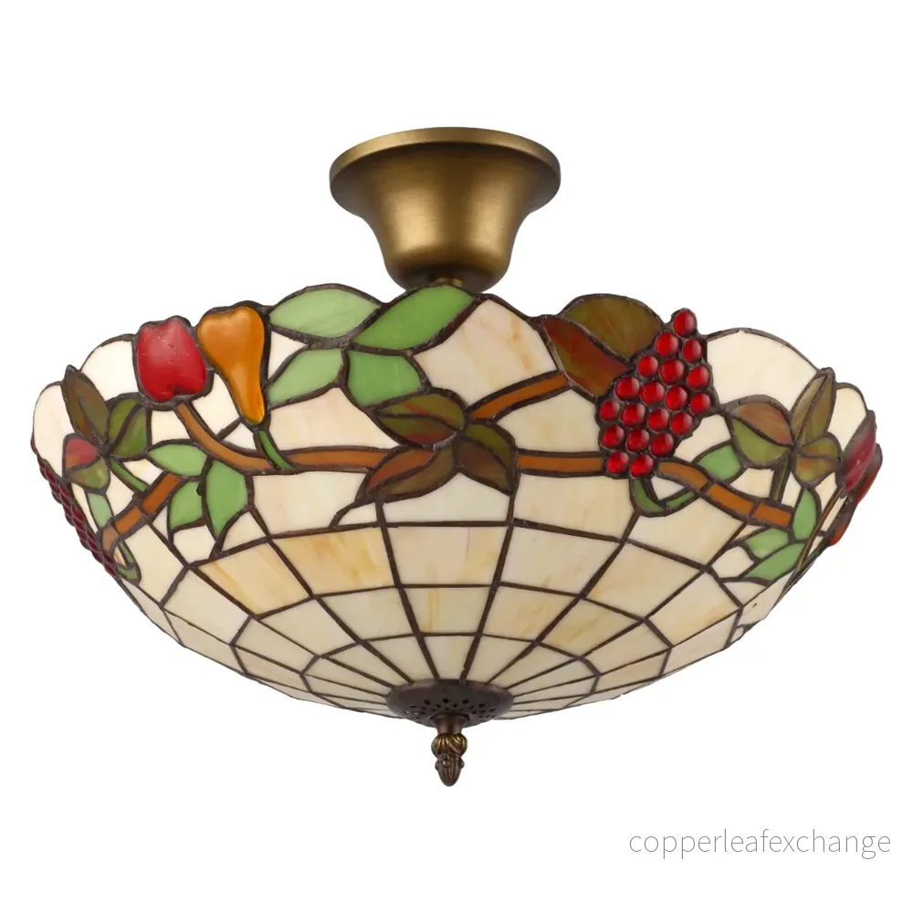 FRUKTER Tiffany Plafond. Diam 41cm FRUKTER Tiffany Plafond. Diam 41cm