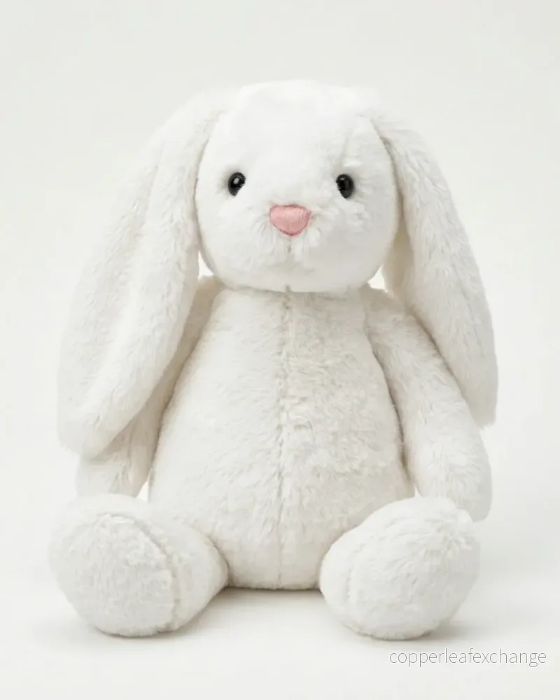 Gosedjur, vit kanin, 30 cm Gosedjur, vit kanin, 30 cm