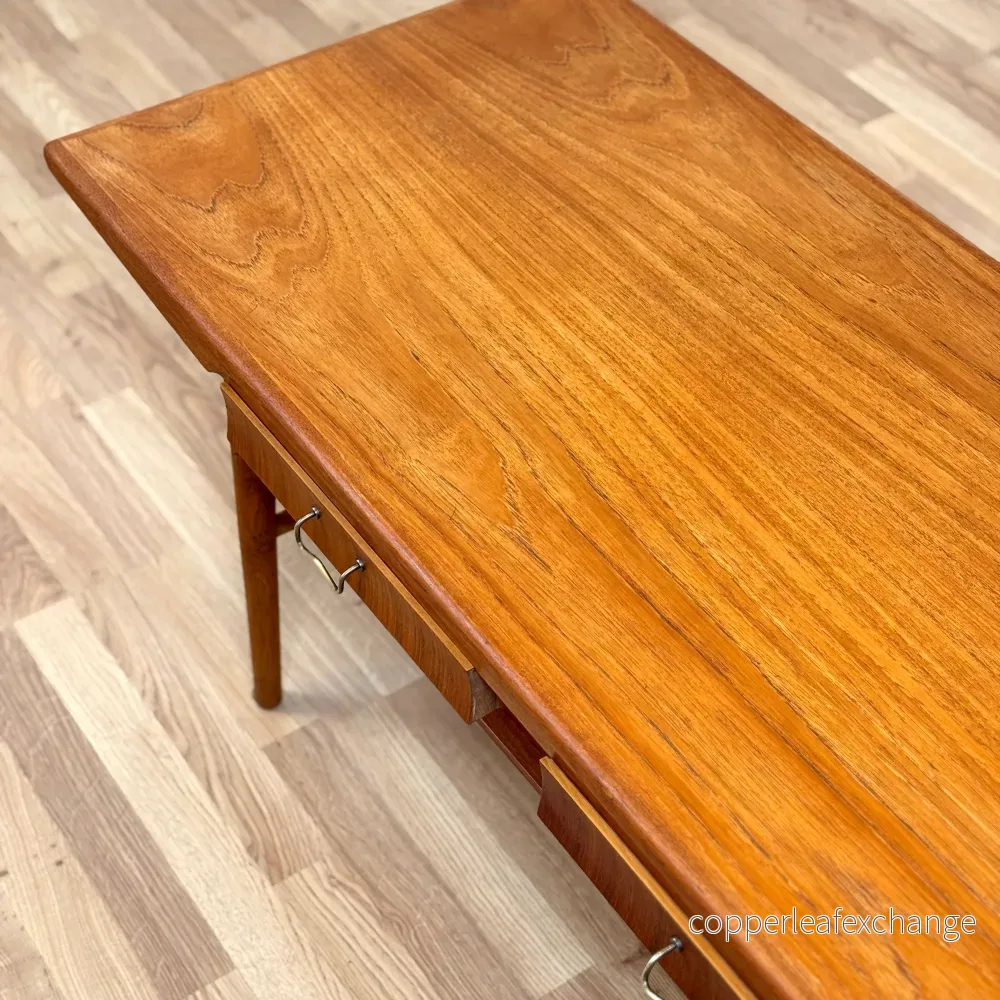 Soffbord i teak med 4 lådor, 1950-60-tal, Danmark - Bild 3