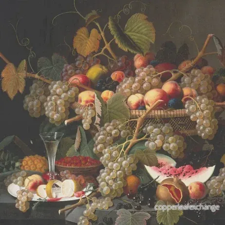 Vintage fruktarrangemang – enskilda decoupage konstark Vintage fruktarrangemang – enskilda decoupage konstark