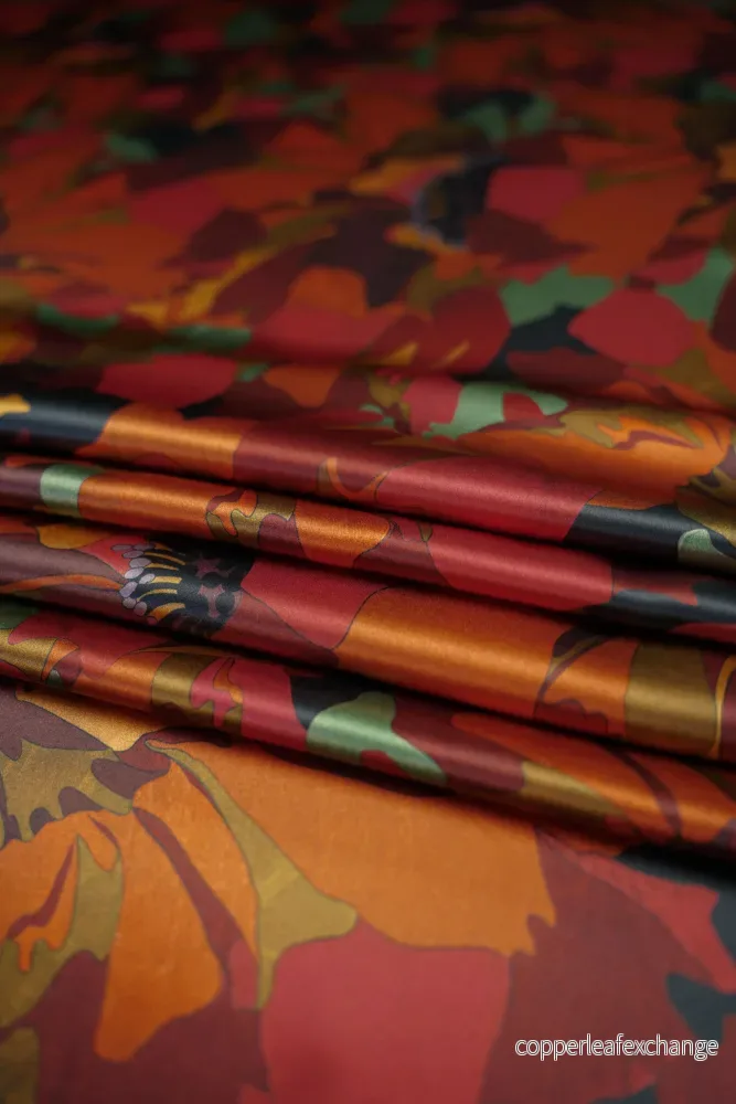 Liberty – Silk Satin – Peony paired C