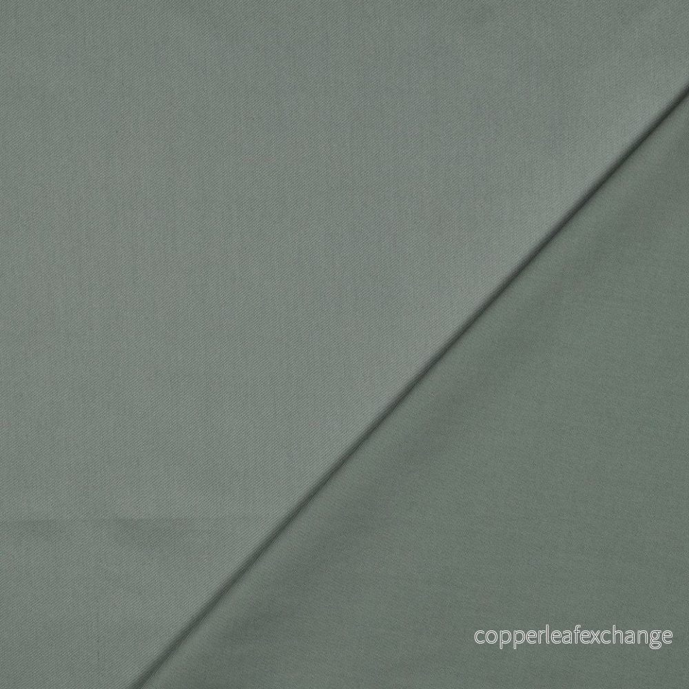 Cotton satin - Fine Luster, Soft - Old green - 051 - Bild 3
