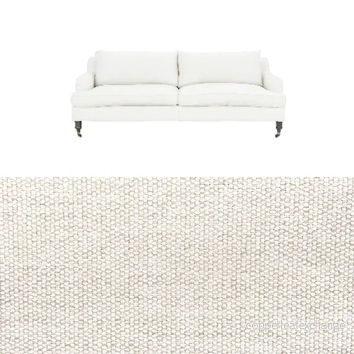 Klädsel till soffa Fogia Edward 2.5 sits svängd Tyg Bergamo - Bild 2