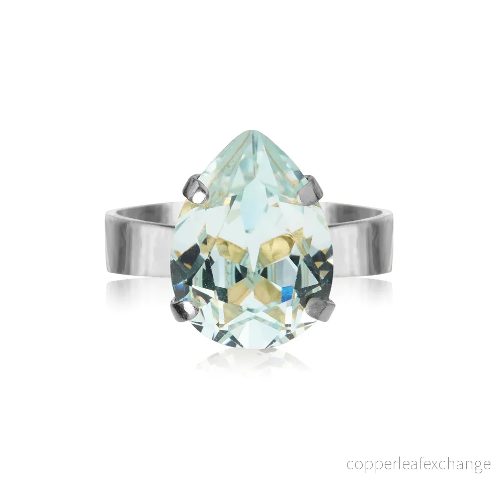 CAROLINE SVEDBOM MINI DROP RING / LIGHT AZORE - Bild 2