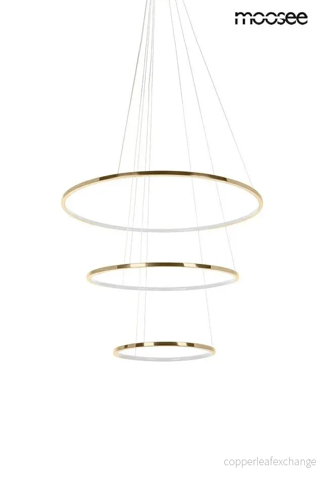 Taklampa MOOSEE – RING SLIM S, guld Taklampa MOOSEE – RING SLIM S, guld
