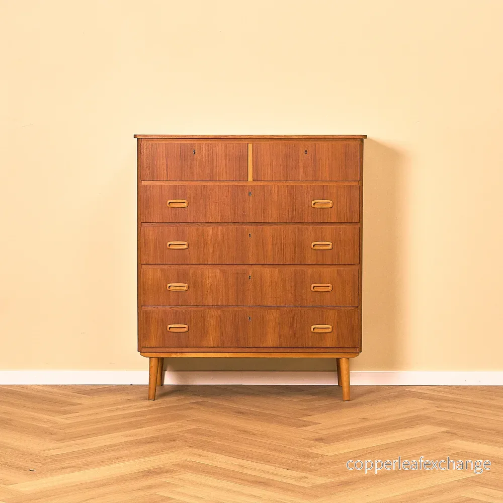 Swedish Teak Chest of Drawers Swedish Teak Chest of Drawers