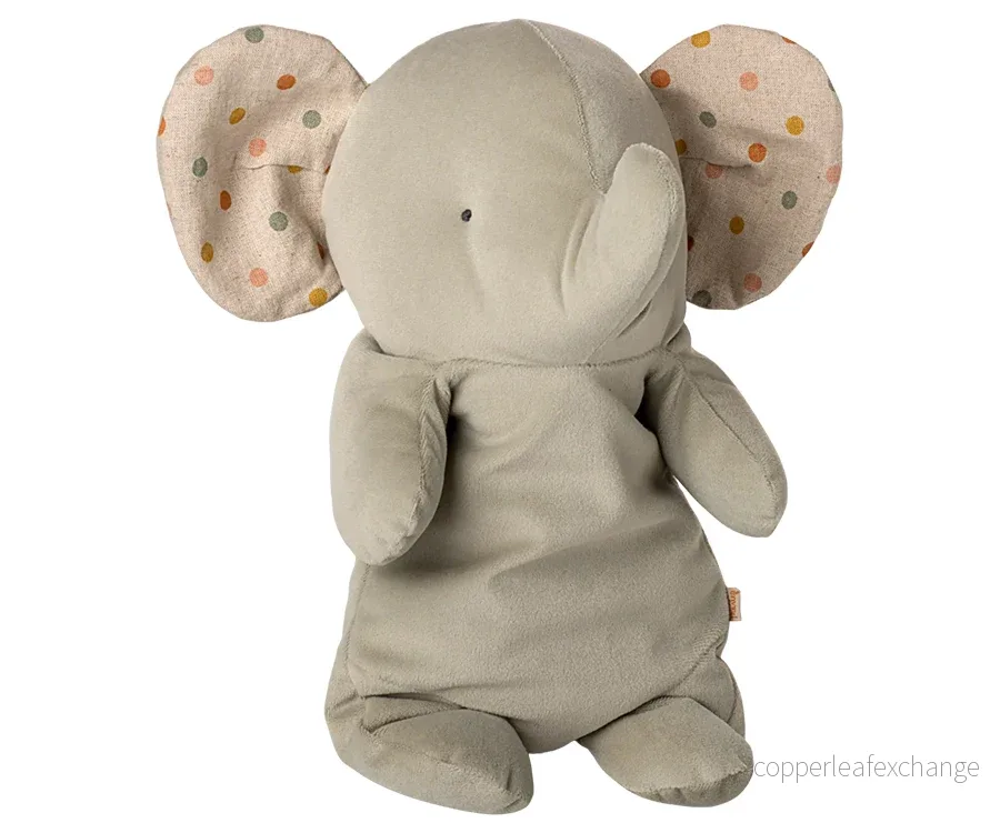 Maileg – Elefant gosedjur grå, Safari Friends, medium