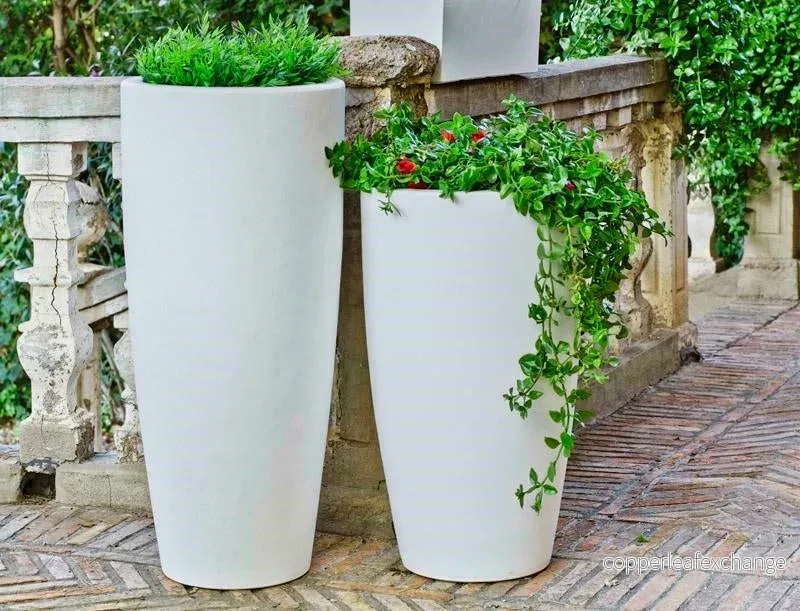 NEW GARDEN BAMBU 90 BATTERY kruka vit - Bild 2