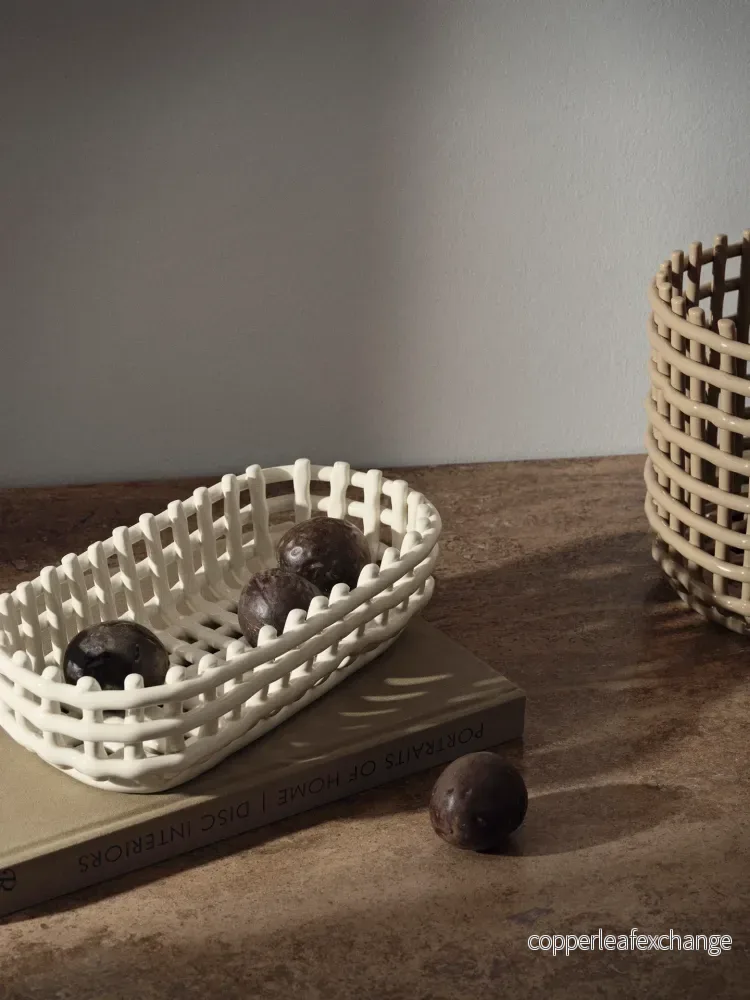 Ceramic Basket - Oval - Bild 2