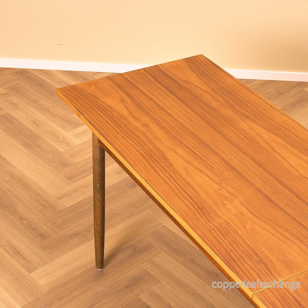 Svenskt rektangulärt bord i teak och bok - Bild 3