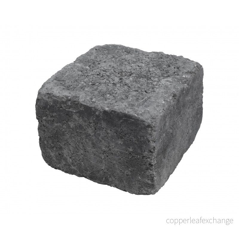 Rustik Halvblock Antracit 195x190x138